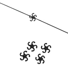 4 шт., амортизирующая резиновая струна для лука