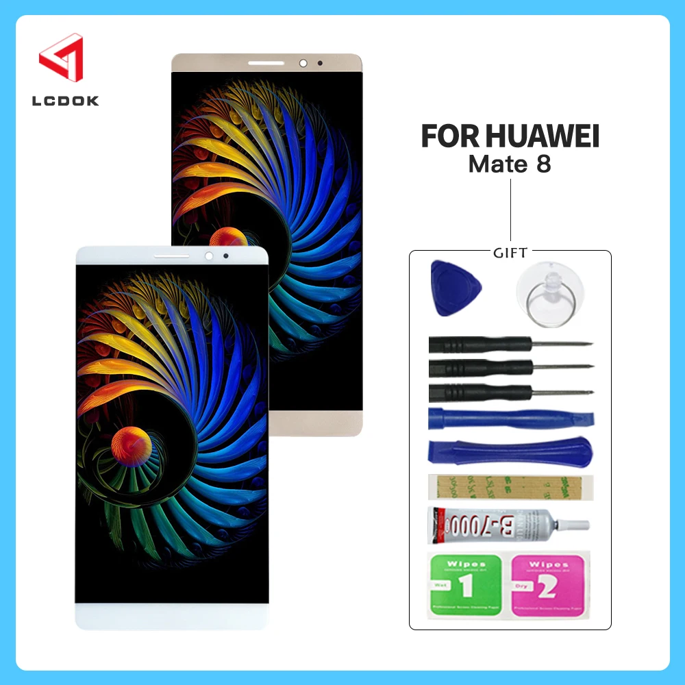 100% тестирование ЖК-дисплей для huawei Коврики 8 NXT-L29 NXT-CL00 NXT-DL00 NXT-TL00 Дисплей