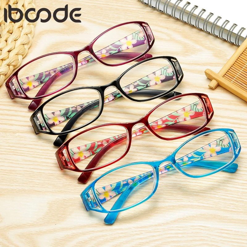 

iboode Reading Glasses Anti Blue Light Magnifying Presbyopia Eyeglasses Women Optical Spectacle Computer Goggle +1.0 To +4.0 New