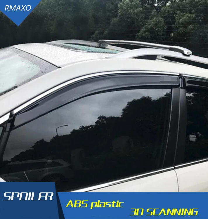 

For subaru Outback Plastic Window Visor Vent Shades Sun Rain Deflector Guard 2012-2018 For Outback Auto Accessories 4PCS/SET