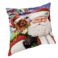 2020 new square christmas gift pillow beautiful and fashionable christmas gift decorations toy cute and novel backrest pillow