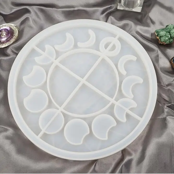 Прозрачная силиконовая форма из смолы декоративное ремесло DIY Солнечное лунное