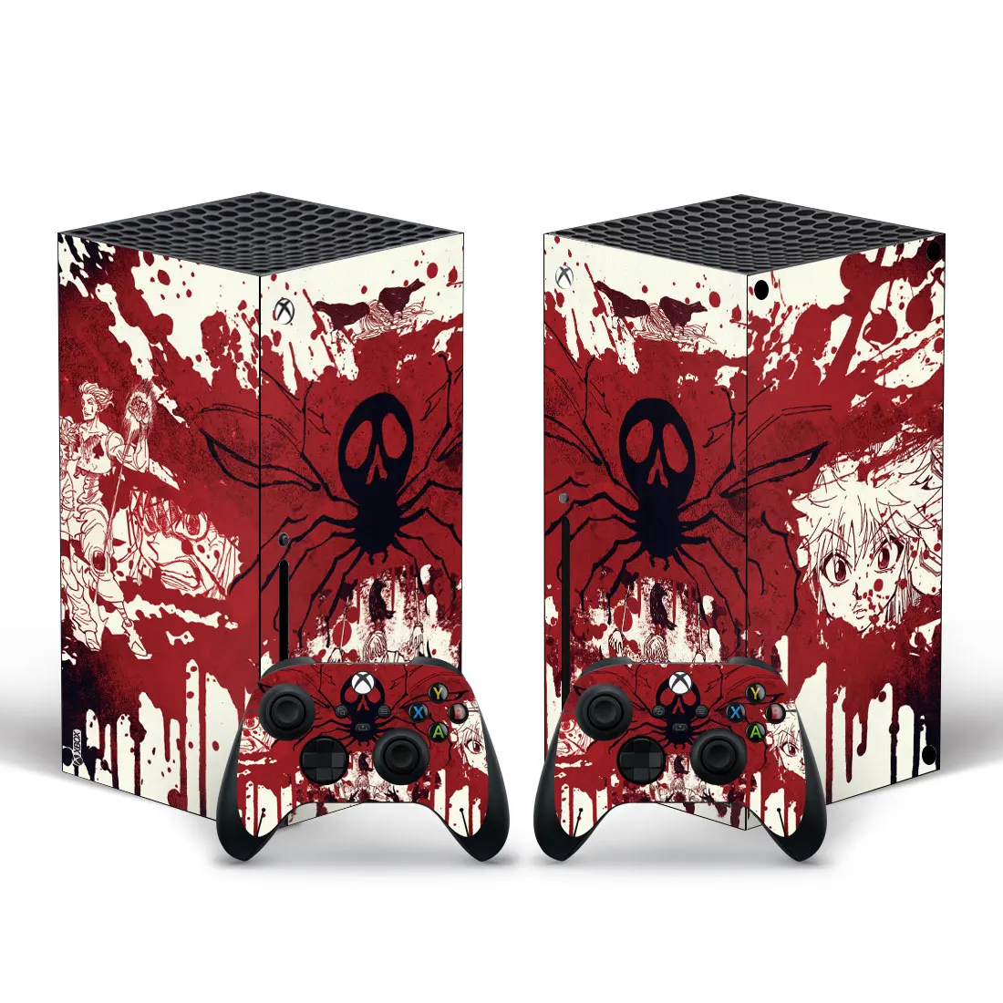 

Blood Style Xbox Series X Skin Sticker for Console & 2 Controllers Decal Vinyl Protective Skins Style 1