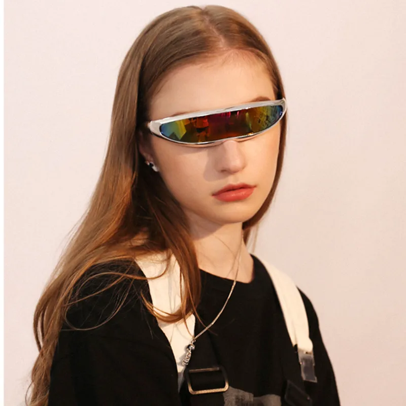 Мужские и женские цельные очки Future Soldier, персональные очки Gafa de sol UV400, суперпопулярные модные вечерние очки, очки