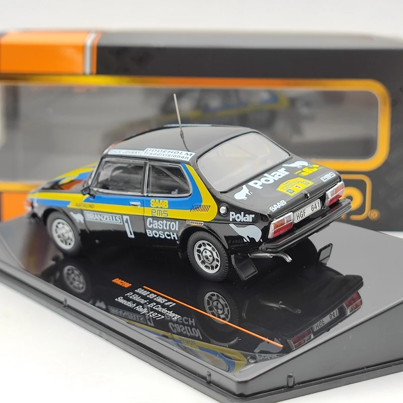 IXO для SAAB 99 EMS #1 P.Eklund B.Cederberg шведский ралли 1977 RAC298 литые модели автомобилей