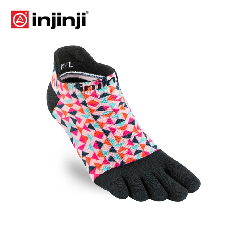 Injinji Toe носки беговые легкие не-шоу CoolSpec пять пальцев Бег Велоспорт Йога Пилатес Футбол носки женские