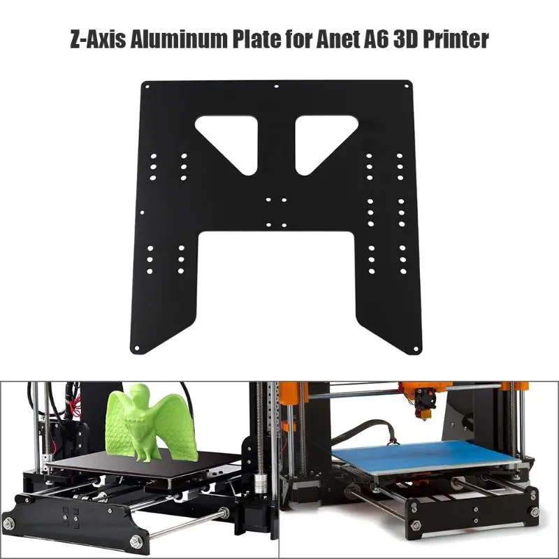 Z осевая каретка анодированная алюминиевая пластина для 3d принтера Prusa i3 Anet A8 A6
