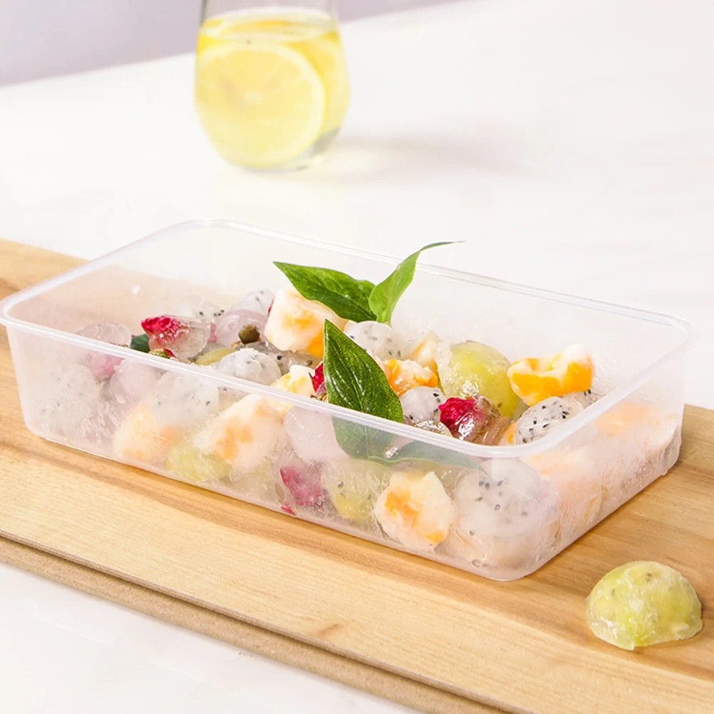 Форма для льда с 17 ячейками форма домашнего холодильника крышкой коробка сделай