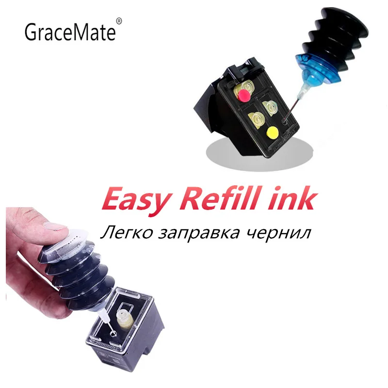 GraceMate многоразовый чернильный картридж совместимый для HP 301 301XL Ink DeskJet 1050 2050 3050 2150