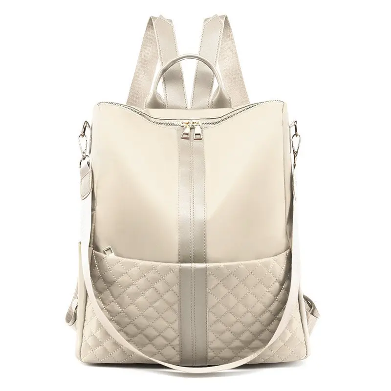 

Mochilas de celosía de moda para mujer, bolso de hombro de tela Oxford multifuncional para chica, mochila de viaje 2021