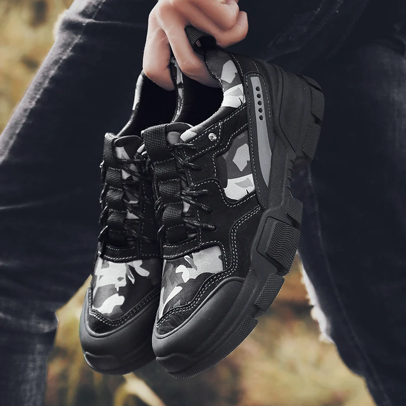 

Zapatos Casuales Para Hombre Fashion Men Casual Shoes Man 2020 New Breathable For Zapatillas Leather Causal Sneaker Black Mens