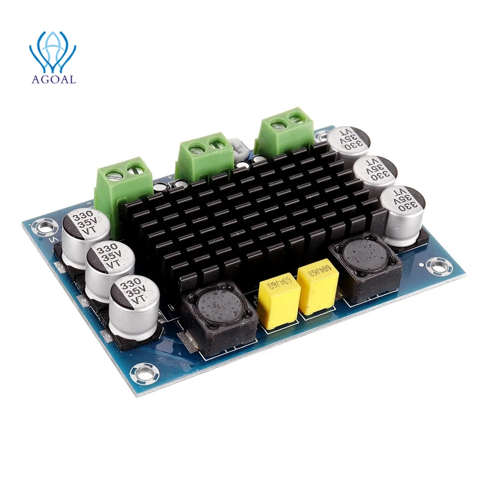 XH-M542 DC 12-26V 100W TPA3116DA одноканальный цифровой усилитель мощности Плата усилителя