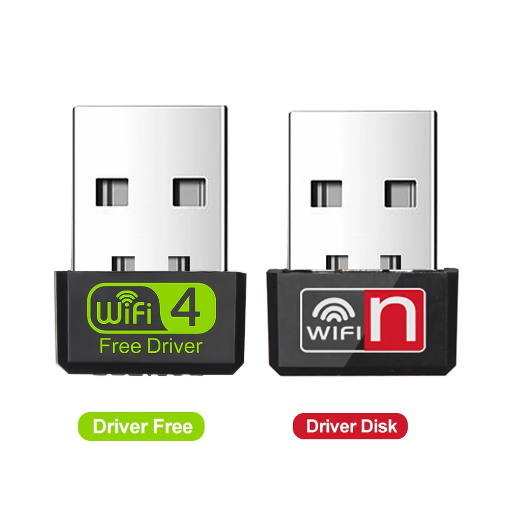 Wi-Fi-адаптер Mini USB 150 Мбит/с для ПК Ethernet Wi-Fi-ключ 2 4 ГГц сетевая карта антенна Wi-Fi