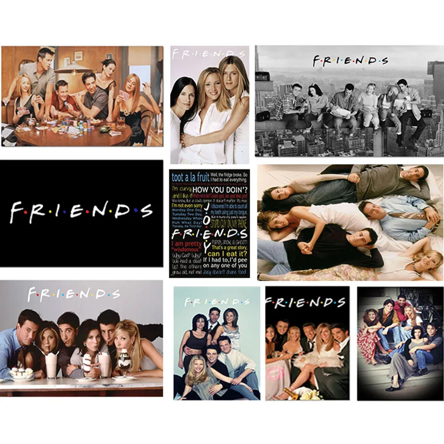 5D алмазная вышивка «сделай сам», картина для домашнего декора, картины для друзей, круглая вышивка крестиком, настенное искусство, подарок ручной работы - Для фанатов сериала «Друзья»