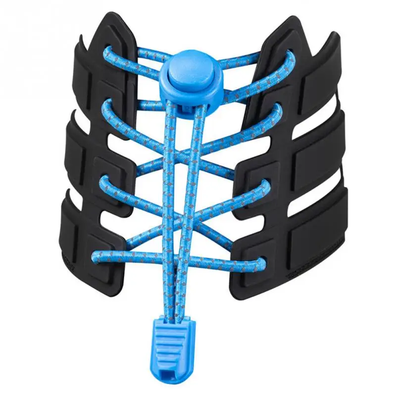 1 пара шнурков без галстука круглые эластичные шнурки для обуви детей и взрослых