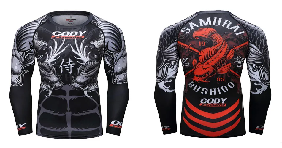Футболка MMA herren rashguard jiu jitsu bjj футболка Langarm фитнес Муай Тай Бокс спортивный пуловер Рашгард MMA boxen Jersey