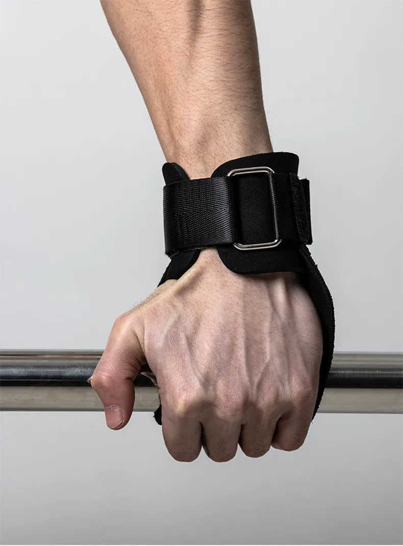 1 пара кроссфита ProCircle кожаные бриджи для тяжелой атлетики защита рук штанга