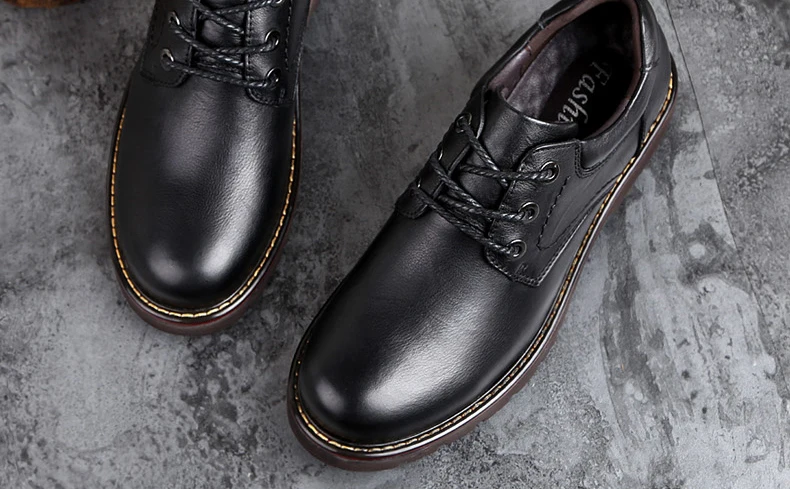 Низкая Dr Martens Мужская первый слой натуральная кожаная мужская обувь высокого качества Martins лифт обувь Рабочая безопасность плюс Размер 47