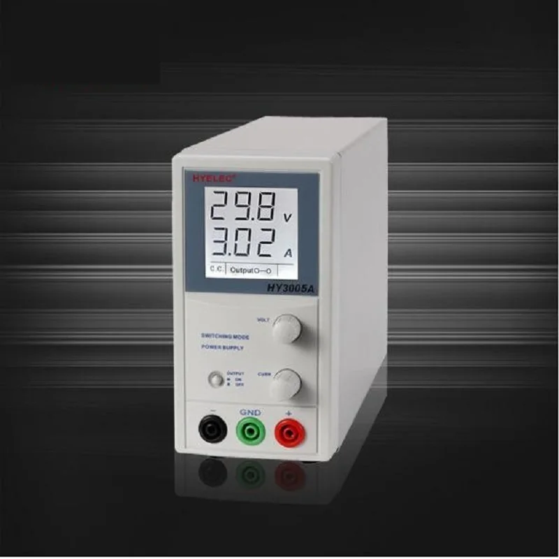 

HY3005A New Upgrade LCD Digit Display Adjustable DC Power Supply 30V 5A Voltage Regulator Repair Rework Laboratory Power Supply