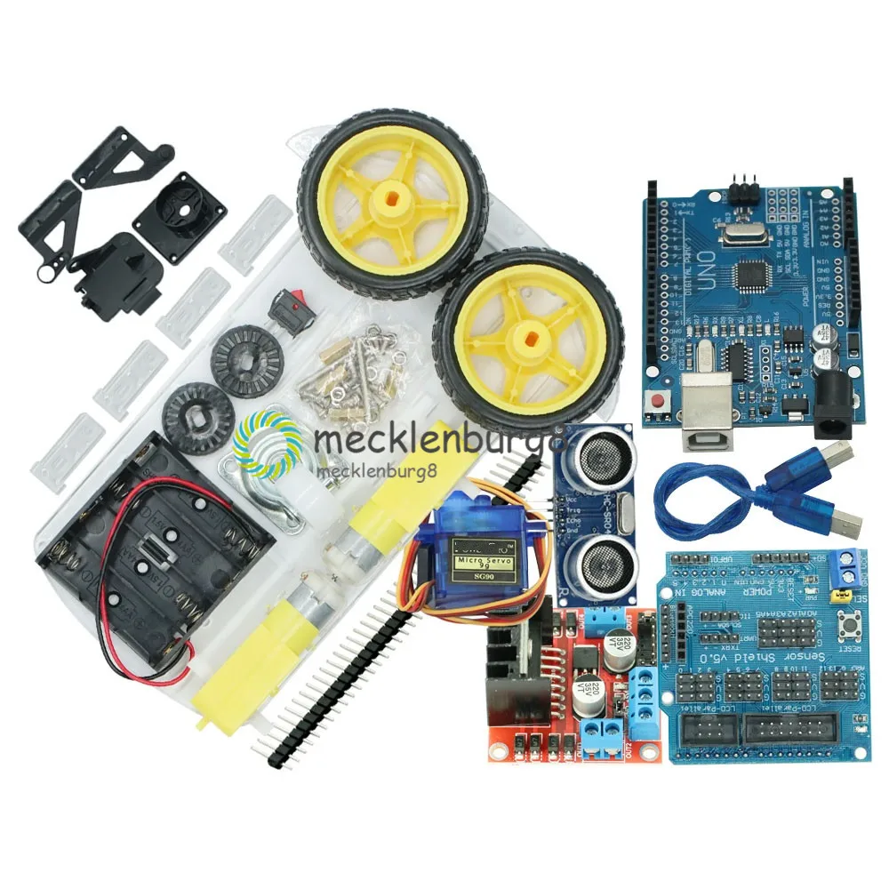 Умный робот-автомобиль с двигателем отслеживания умный комплект шасси датчик