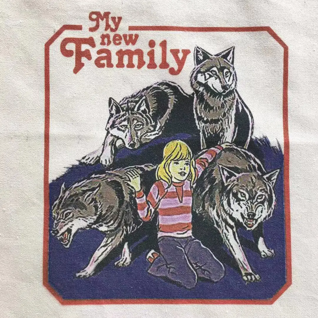 Холщовая Сумка-тоут с надписью My New family, Женская стильная сумка из хлопка, сумка для покупок, сумка через плечо для студентов Ulzzang