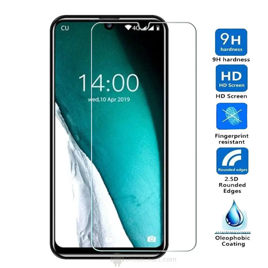 Закаленное стекло для Oukitel C15 Pro Защитная пленка экрана C17 защитное