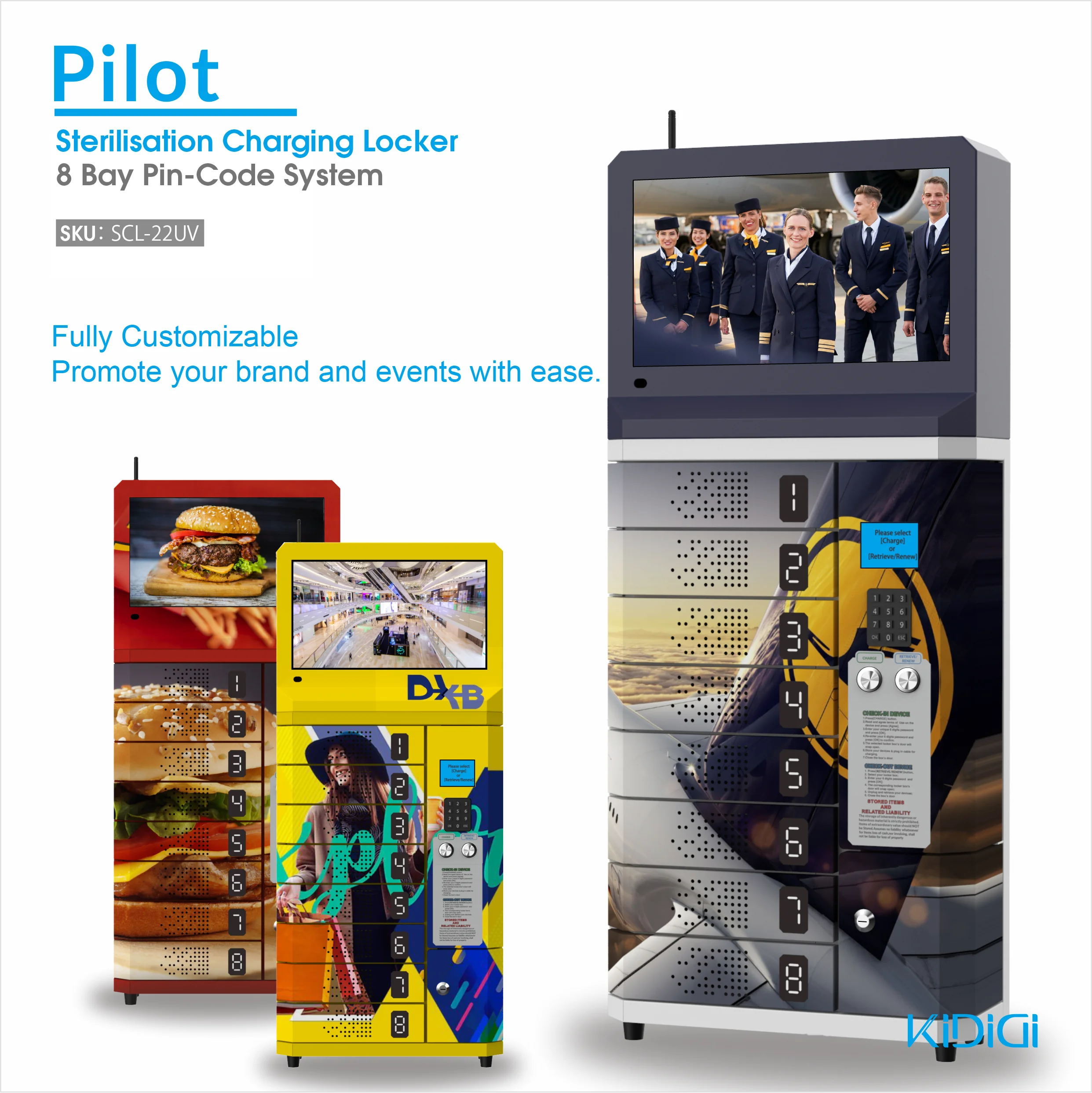 

Trending 2020 uvc phone sterilizer phone charger locker machine with Multi languages