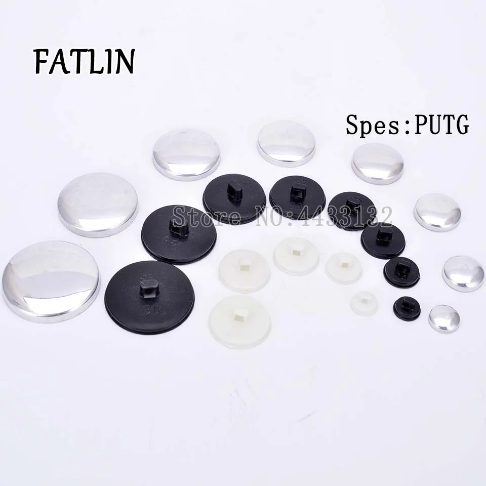 100 комплектов 16L 80L пластиковые пуговицы с тканевым покрытием Скрапбукинг