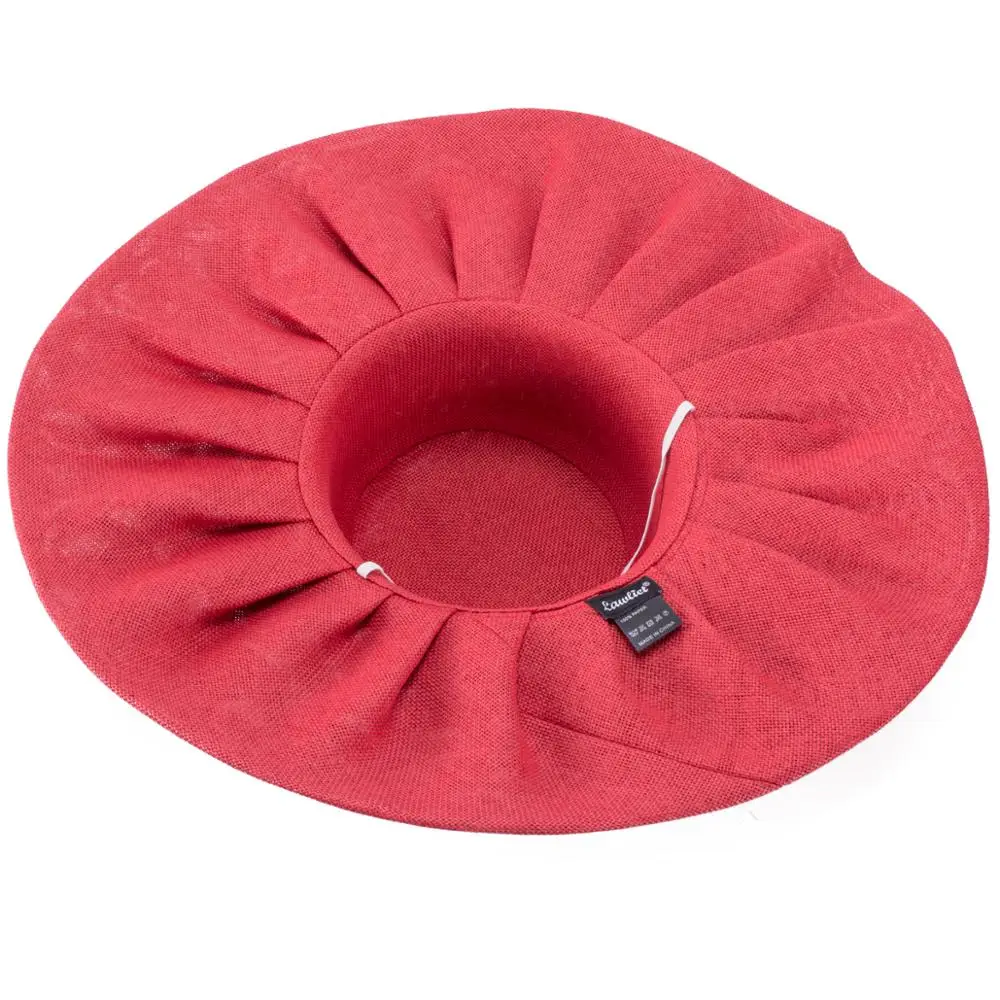 Соломенная УФ защита Складная Солнцезащитная шляпа для женщин Kentucky Derby с