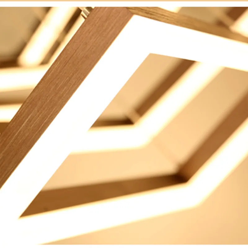 Светодиодный квадратный подвесной светильник для гостиная сидя номера лестница