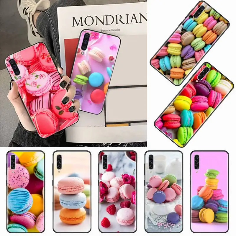 

Macarons Dessert snacks Phone Case For Samsung galaxy A S note 10 12 20 32 40 50 51 52 70 71 72 21 fe s ultra plus