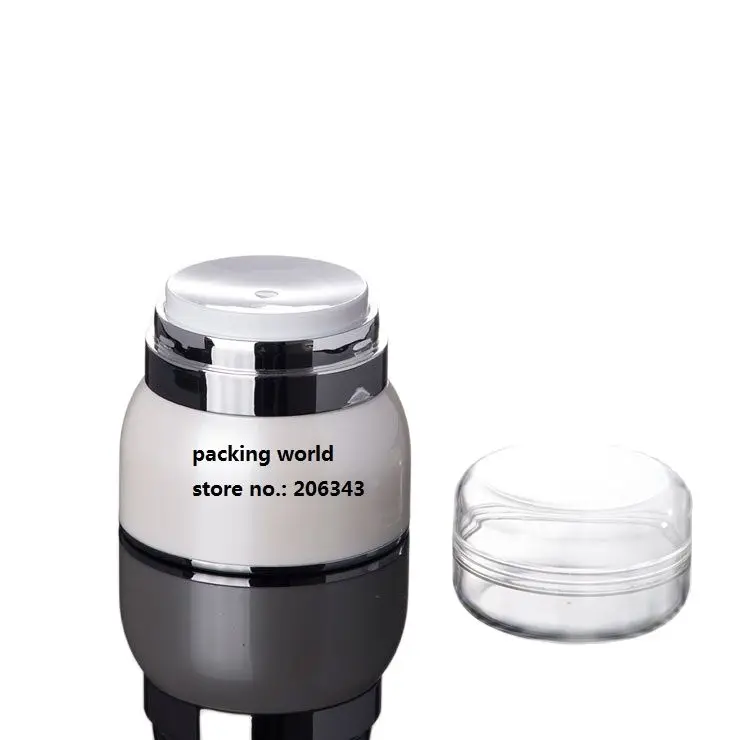 30 г жемчужно-белая фотография серебряный воротник прозрачная крышка