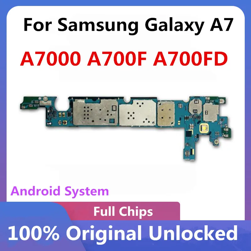 Оригинальная разблокированная материнская плата для Samsung Galaxy A7 A7000 A700F A700FD с