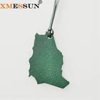 Брелок из натуральной кожи с картой Саудовской Аравии, женский рюкзак, подвеска для сумки