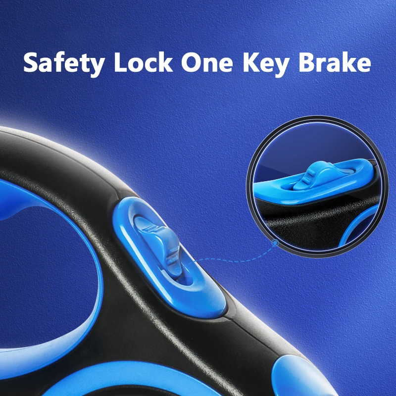 Автоматический выдвижной прочный поводок для собак длинный сильный прогулок