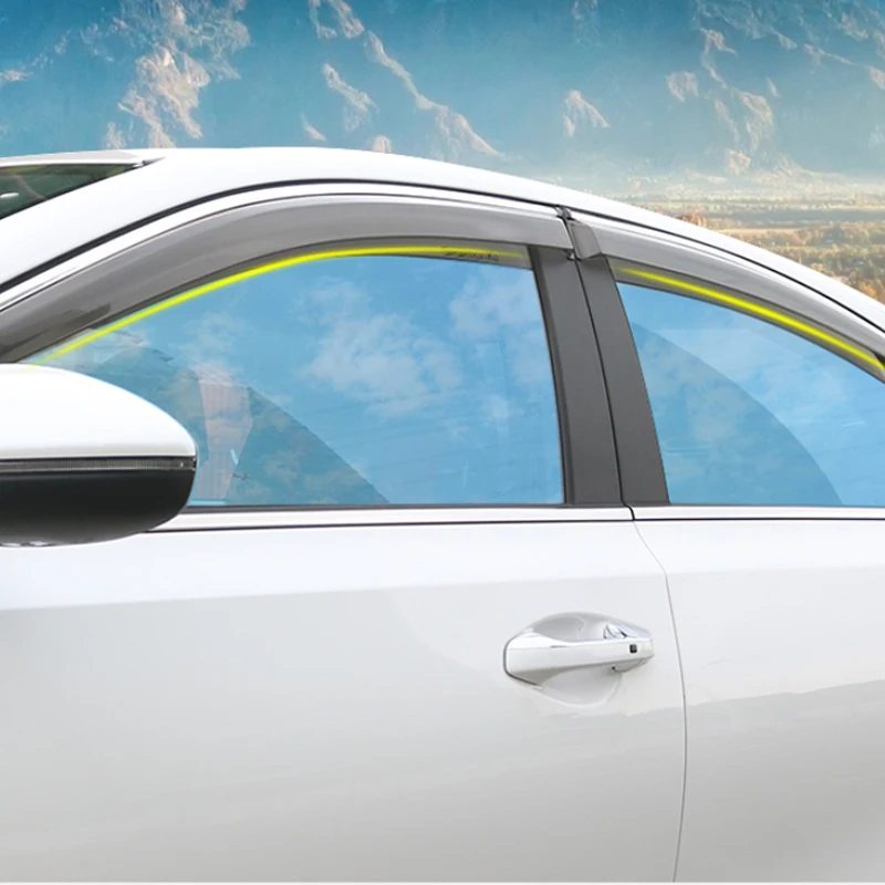 Автомобильный Стайлинг внешние навесы оконный козырек от солнца защитные