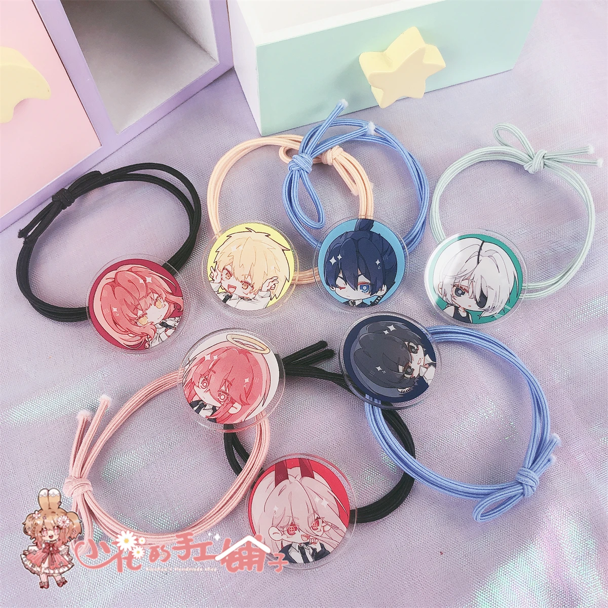 

Anime Chainsaw Man Pochita Makima Hayakawa Aki Cute Hairpins Hair Accessories Hair ring Double Ponytail Headwear Xmas Gifts