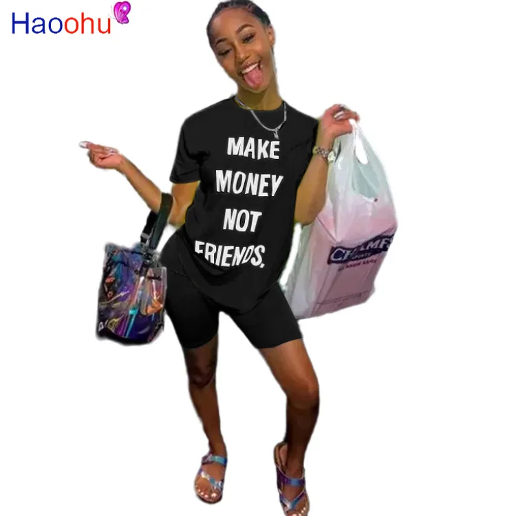 Женский неоново-зеленый комплект из двух предметов летняя спортивная футболка с