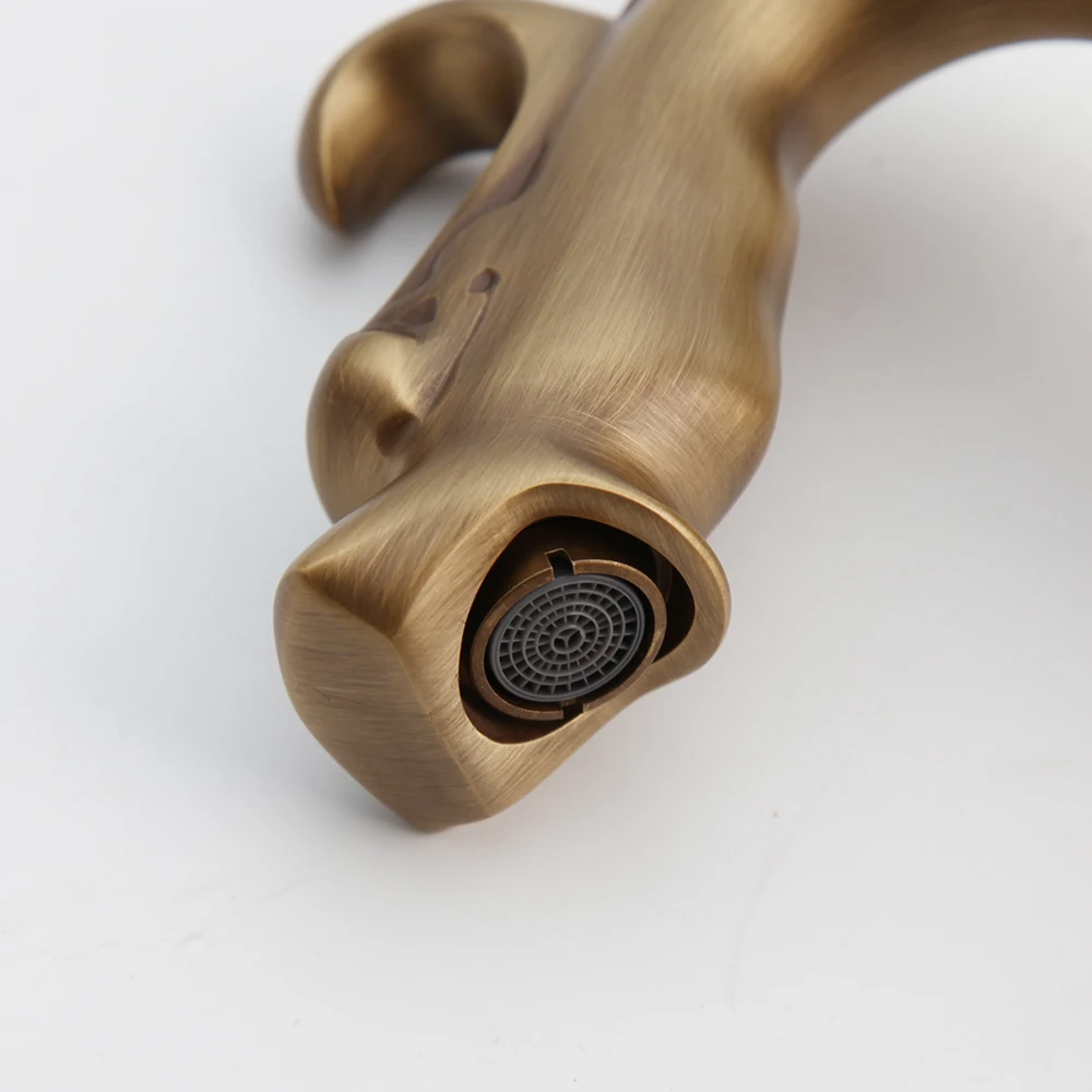 Античный смеситель ZAPPO в стиле ретро кран для ванной комнаты горячей и холодной