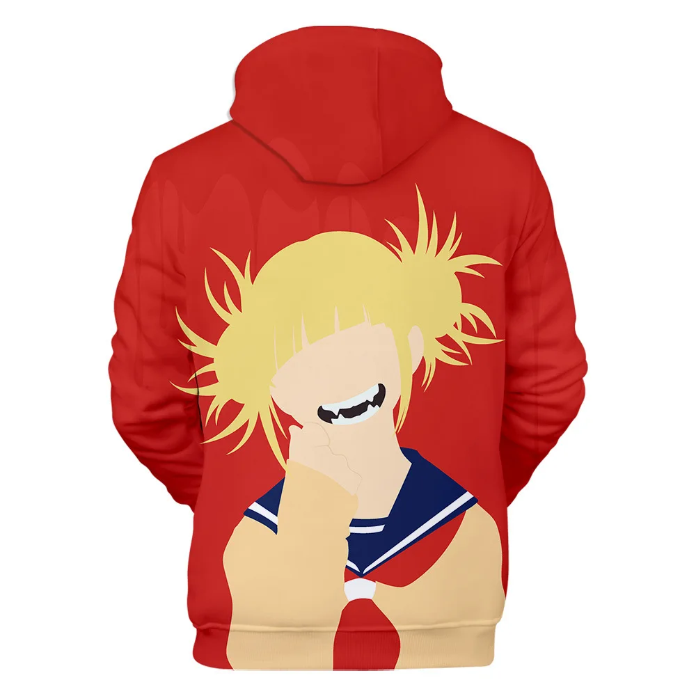 Аниме My Hero Academy химико Тога JK Косплей Костюм с 3D принтом Boku No Hero Academy забавная Толстовка для мужчин и женщин Повседневная Толстовка