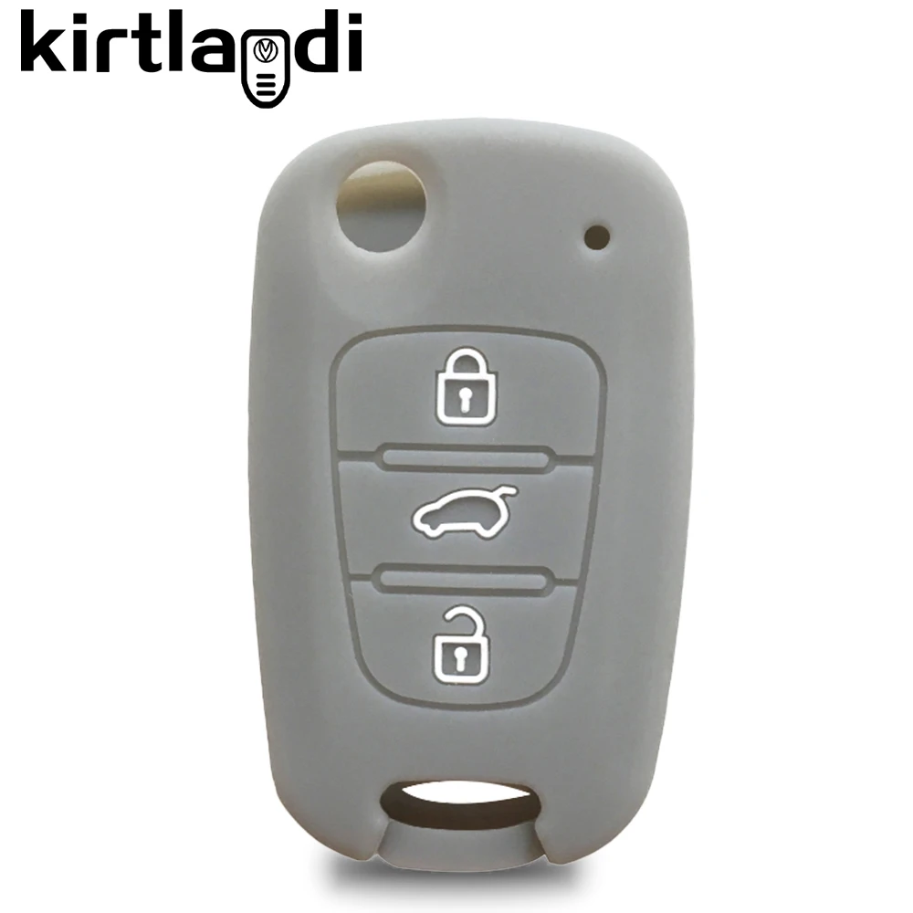 Чехол для автомобильного ключа силиконовый Hyundai I20 I30 I35 IX20 IX35 Accent Kia Sportedge 3 Rio Ceed Soul