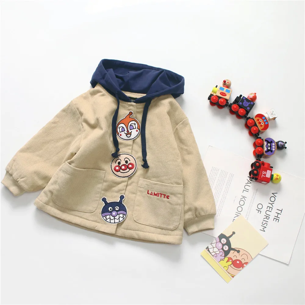 Tonytaobaby/новая осенне зимняя одежда для мальчиков и девочек с бархатной подкладкой