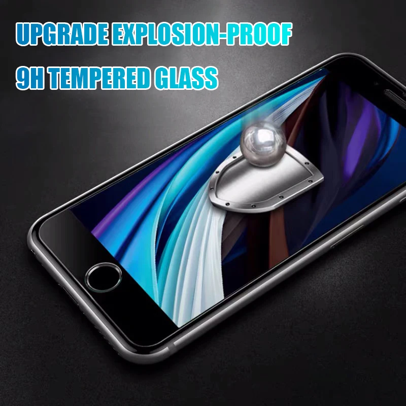 3pcs full protective glass for iphone se 2020 5s 6 6s 7 8 plus tempered screen protector on iphone 11 pro xs max x xr glass film free global shipping