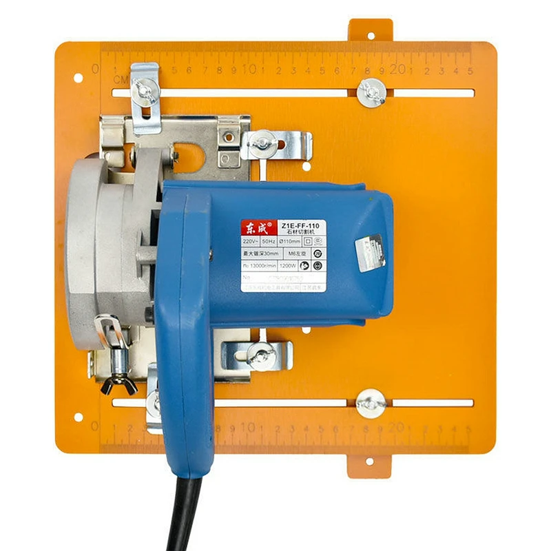 1 шт. Регулируемый циркулярная пила направляющая низ отрезной станок для резки