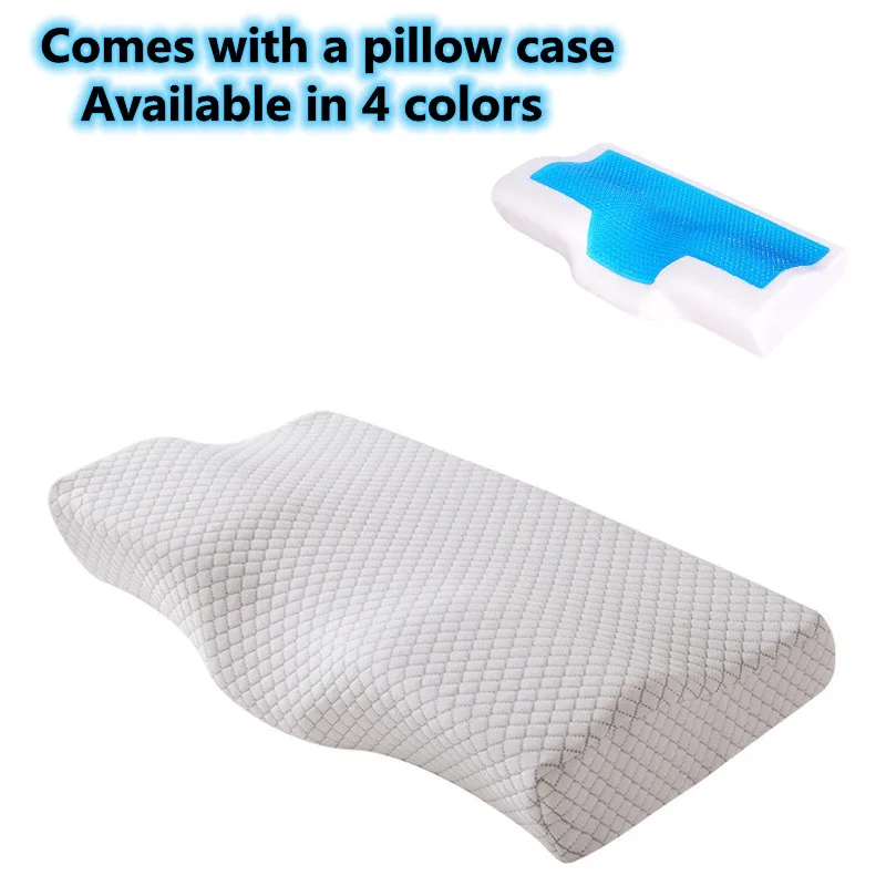 

GZ LIFE Memory Foam Gel Pillow Summer Ice-cool Anti-snore Slow Rebound Sleep Pillow Health Care Neck Pillow Home Bedding