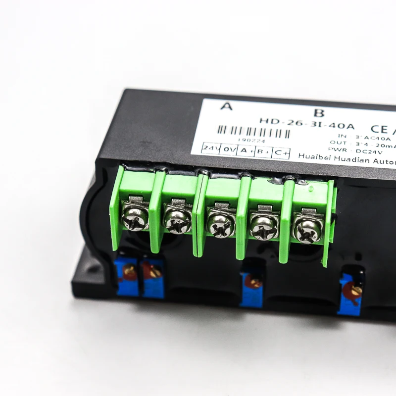 Split Core Three-phase AC Current Isolated Sensor Transmitter 400A Input Mutual Inductance | Инструменты