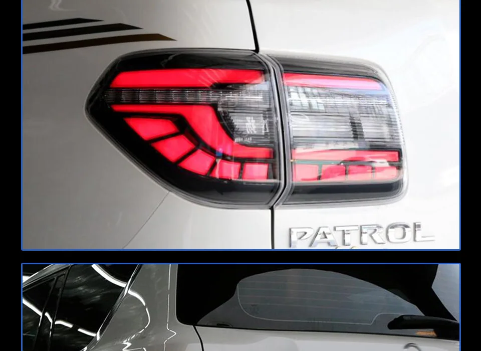 Задний фонарь для автомобиля Nissan Patrol Y62 2008- светодиодный задний фонарь Противотуманные фары Дневные ходовые огни DRL тюнинг автомобильные аксессуары