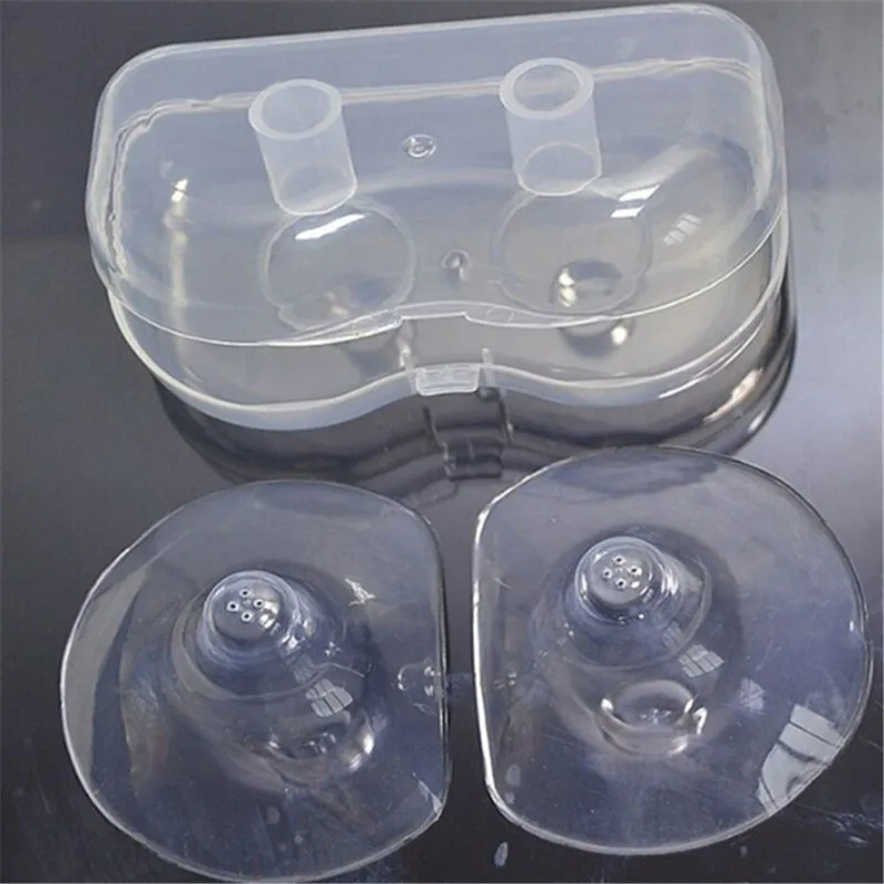 

2Pcs Soft Ultra-thin Nipple Shield Protector Silicone Baby Breast Milk Feeding Accessories Maternity Silica Gel Nipple Protector