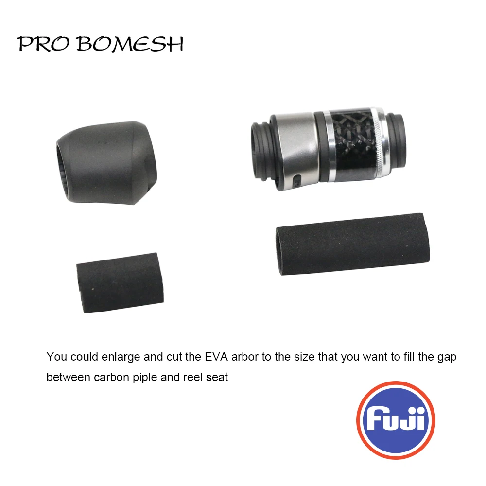 Комплект Спиннинговых ручек Pro Bomesh 36 8 г Fuji SKSS KDPS/ASH для спиннинга - купить по