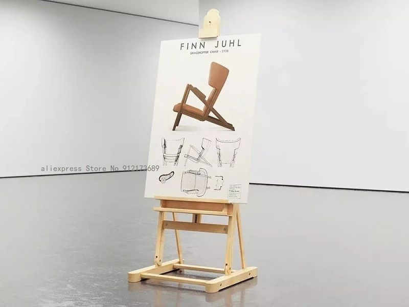 Finn Juhl Grasshopper poster Scandinavian design chair Danish furniture Finign chairs Vintag | Дом и сад